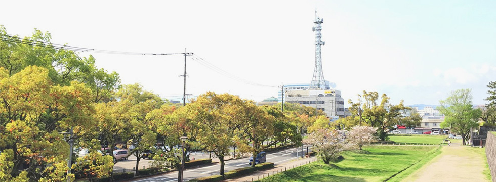 佐賀城公園内